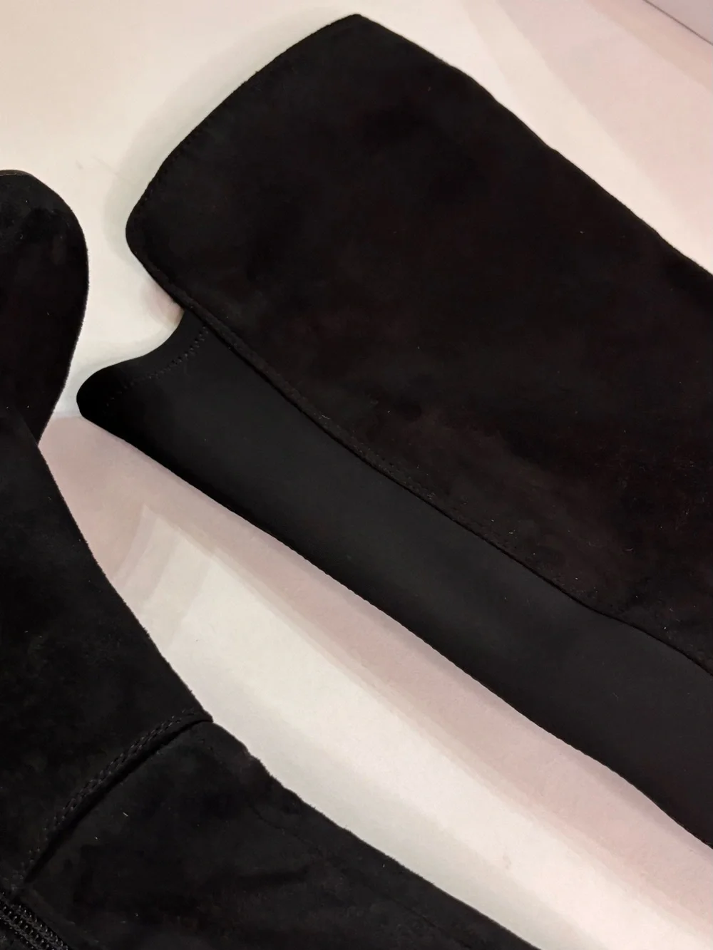 Chinese Laundry Black Over-the-Knee Wedge Boots